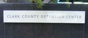 Front Entrance Sign at the Clark County Detention Center